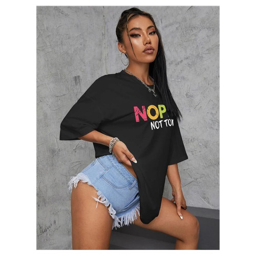 Ladies oversized nope - ladies,