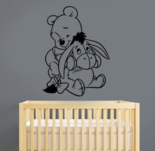 Winnie The Pooh Wall Decal Disney Vinyl Sticker Cartoon Animal Art Room Decor w6