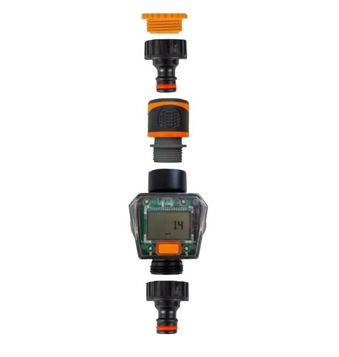 Water flow meter garden - water,