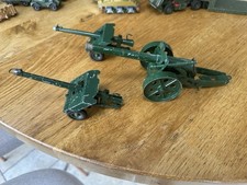 W britains 1 X Naval Gun And 2 X Field Guns 