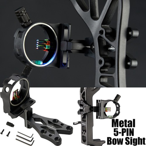 Metal compound bow sight - metal,