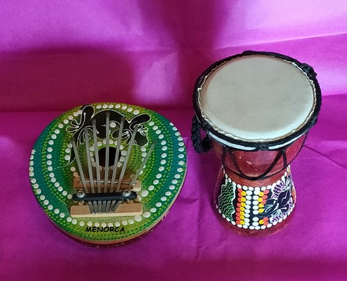 Vintage coconut karimba - coconut,