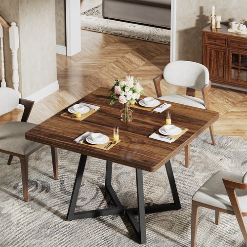 Square dining table - dining, for