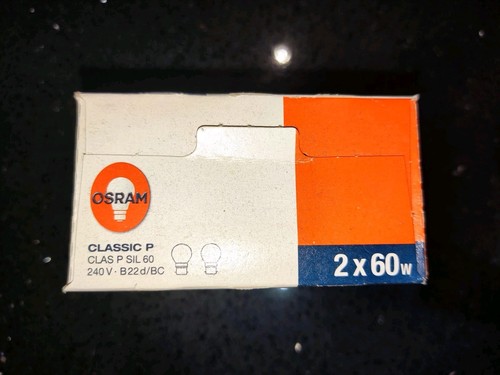 Osram bulbs 60w classic p - 2, x