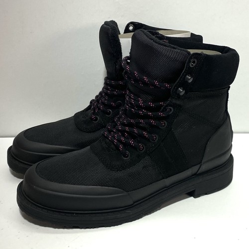 Hunter insulated black lace - black, lace-up