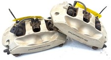 Porsche 958 Cayenne E2 Silver BREMBO Rear Brake Calipers - 3.0L Petrol 