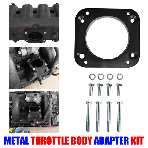 Metal throttle body - throttle, adapter