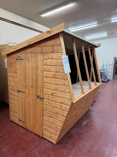 Potting shed greenhouse - greenhouse,