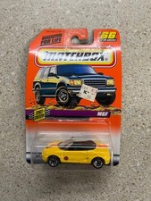 Matchbox 1998 #66 MGF Yellow Convertible Diecast New