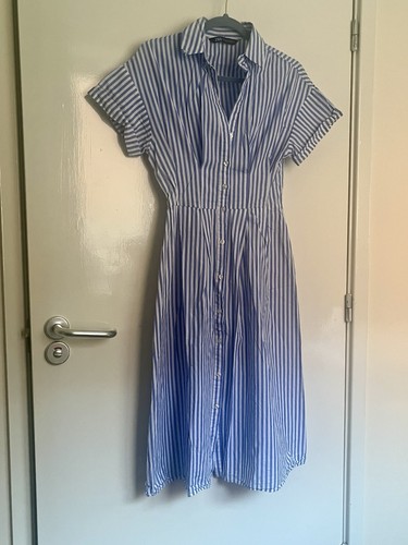 Zara blue white striped - zara,