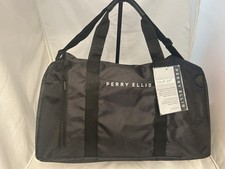 Perry Ellis-Black Duffle Gym