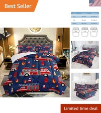 Fire Truck Comforter Twin