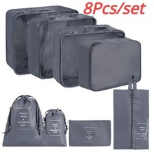 8Pcs/Set Packing Cubes Luggage