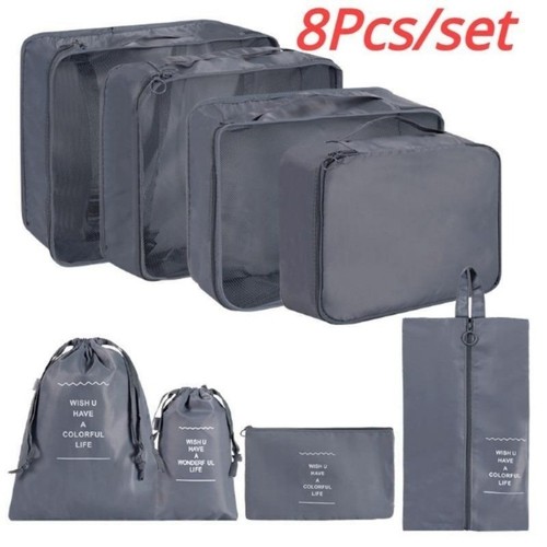 8pcs set packing - cubes, luggage