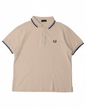 FRED PERRY Boys Polo Shirt 13-14 Years White DY62