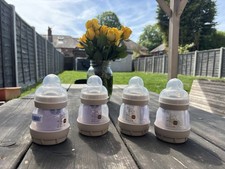 4 x New Mam Baby Bottles and 4