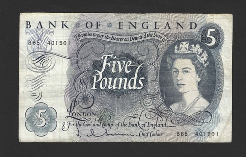 Boe old banknote - -,