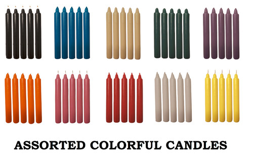 Candles for dinner - candles, colorful