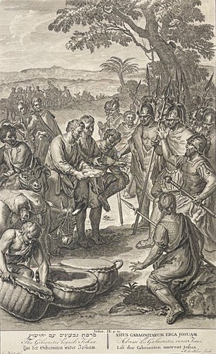 The gibeonites deceive joshua - gibeonites,