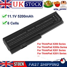 6 Cells Laptop Battery for Lenovo ThinkPad X200 X200S X201 X201i Series 43R9254
