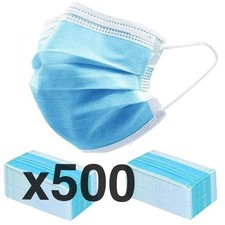 500 x Disposable 3 Ply Face