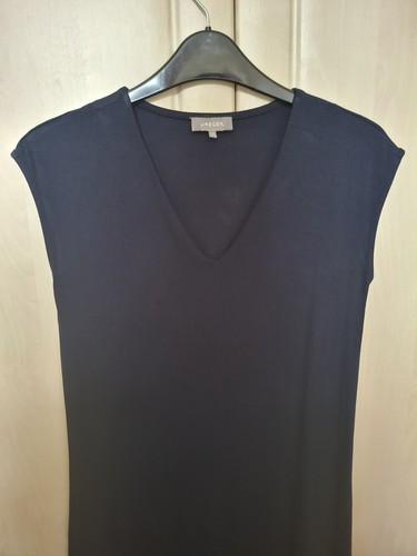 Jaeger navy neck - jaeger, xs
