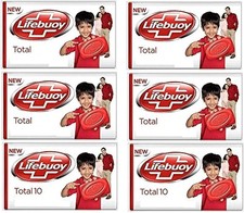 6 x Bars Of Lifebuoy Total