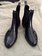 Ladies Black Rubber Boots