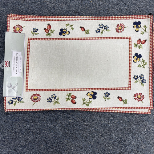 Set tapestry place mats - tapestry,