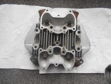 Triumph T120 9 stud cylinder head. Requires repair.