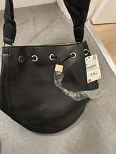 Zara Faux Leather Shoulder Bag