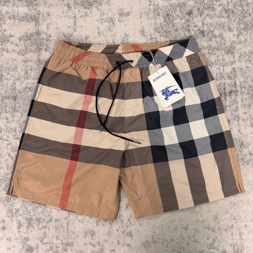 Burberry check swim shorts - check,