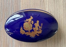 Limoges Porcelain Cobalt Blue