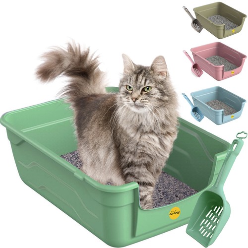 Large cat litter tray scoop - large,