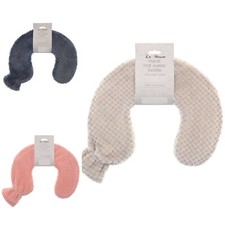 Large Popcorn Neck Shoulder Hot Water Bottle Faux Fur Warmer Stress Relief