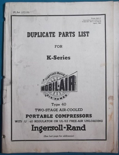 Ingersoll rand series type - ingersoll, k-series