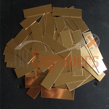 100 X BLANK TROPHY PLAQUES