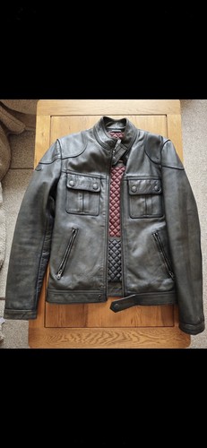 Leather jacket - leather,