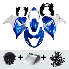 Blue White Fairing Kit for