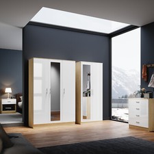 White&Oak Gloss Bedroom