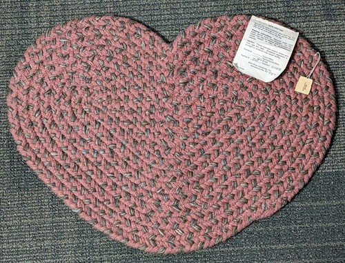 Vtg braided heart shaped - braided,