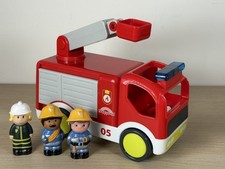 Happyland Fire Engine Trusk & Firemen Figures with Lights Sounds ELC