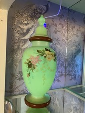 Huge Opaline Uranium Glass