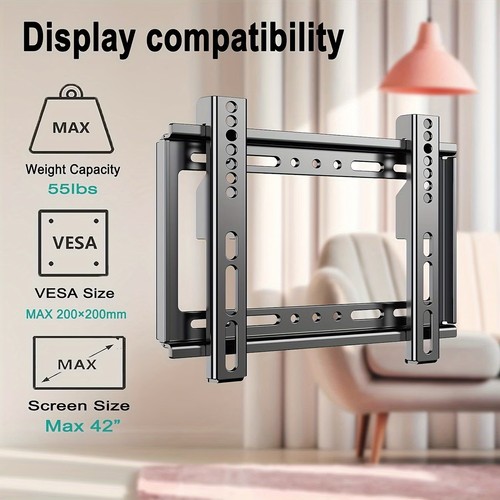 Wall bracket mount slim - wall, for
