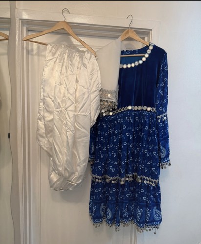 Afghan dress with scarf and - dress,