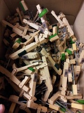 BOX FULL OF SPARE PIANO LEVERS