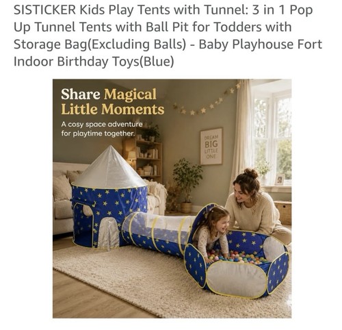 Sisticker play tent with - sisticker,