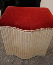Old Vintage Dresser Stool By
