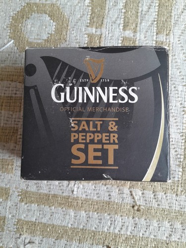 Guinness salt and pepper - guinness,