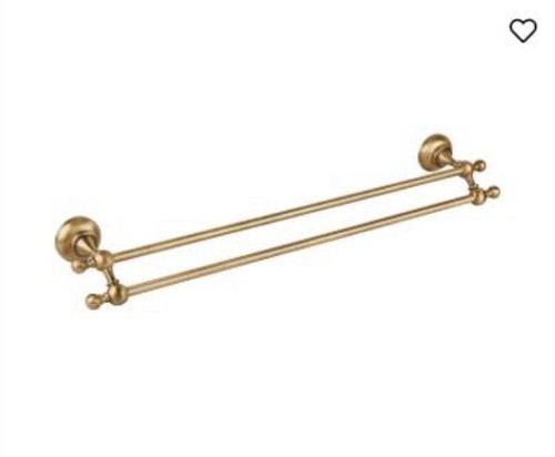 New solid brass towel rail - solid,